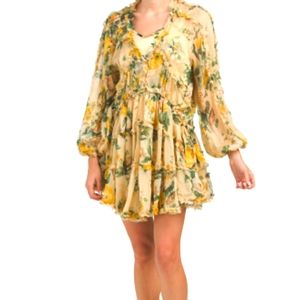 Floral Chiffon Mini Dress | Poshmark